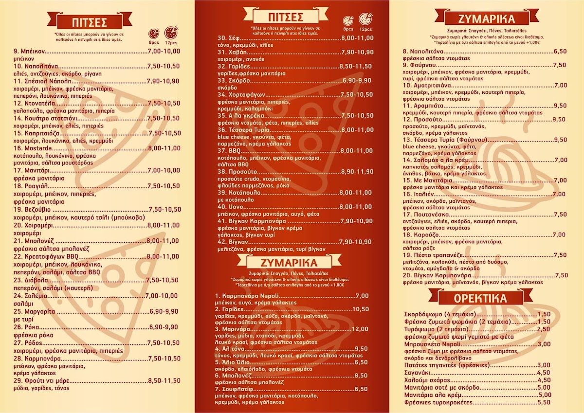 Menu Napoli Pizzeria-2
