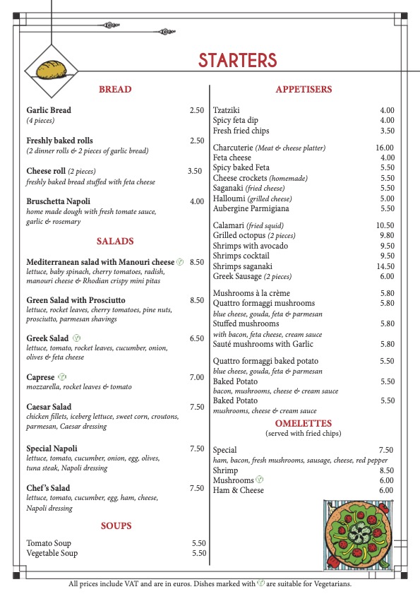 Menu Napoli Pizzeria-8